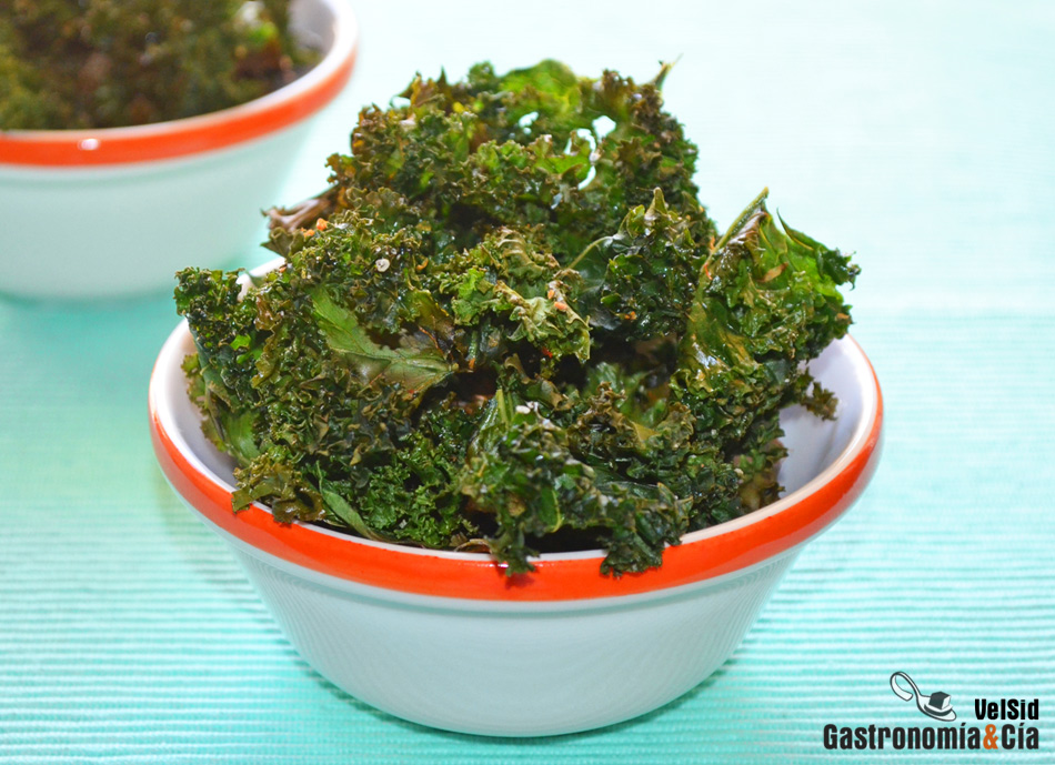 Cómo hacer chips de kale al horno Gastronomía Cía