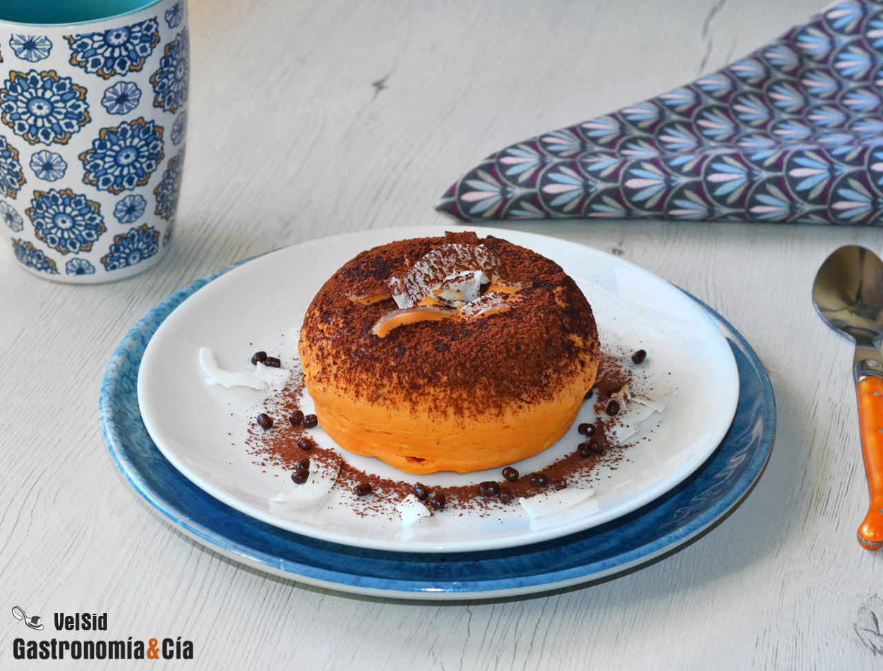 Pastelito De Boniato Y Coco Relleno De Chocolate En Minutos Receta