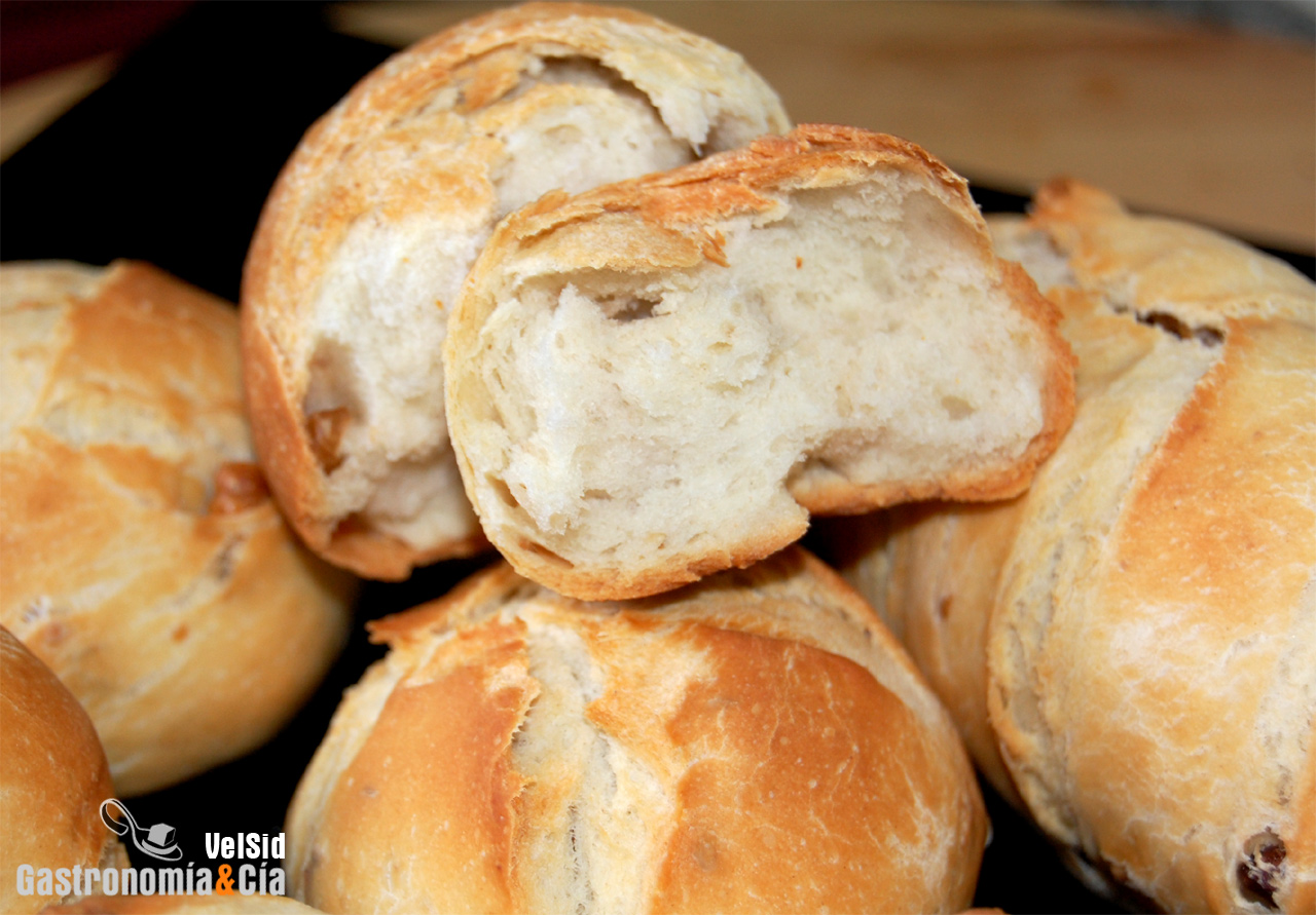 Pan de nueces y pasas