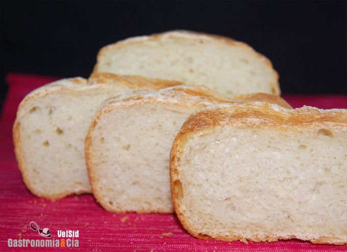 Pan de molde de panadería