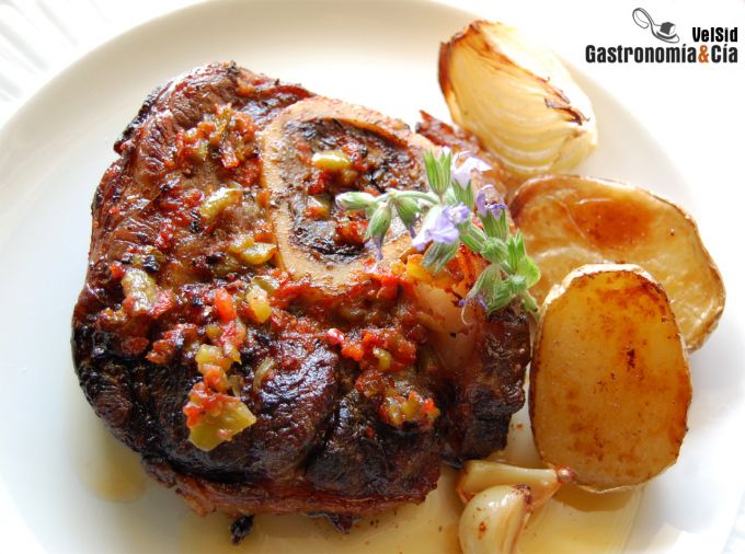 Ossobuco de ternera al horno