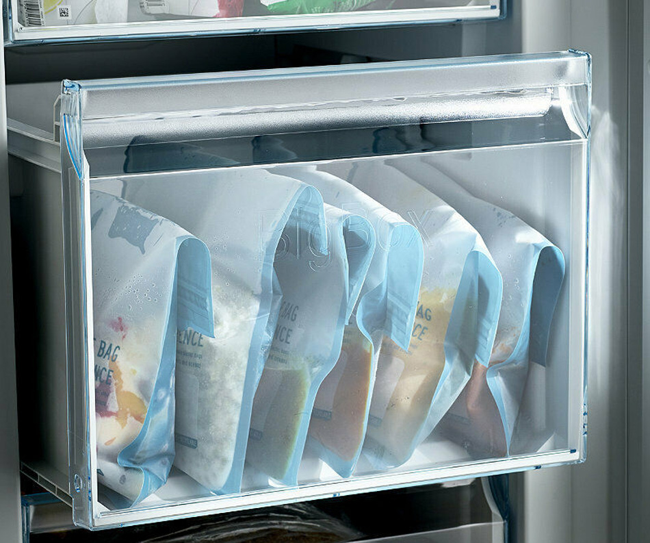 Bolsas de vacío para congelar alimentos.