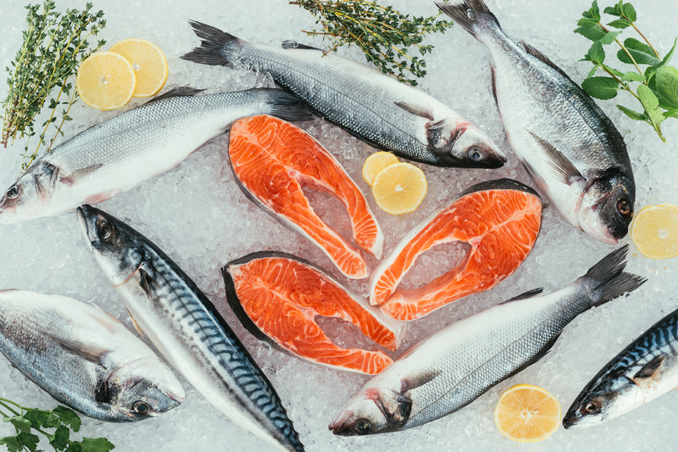 Pescado con infección por parásitos zoonóticos