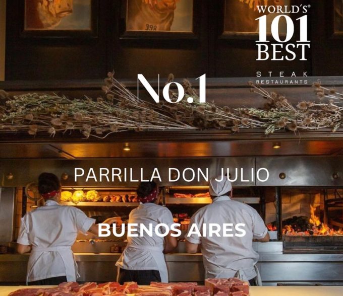 Los 101 Mejores Restaurantes del Mundo para Comer Carne 2024, Número uno Restaurante Don Julio en Argentina