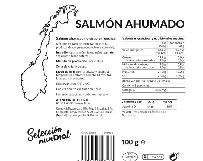 Salmón ahumado