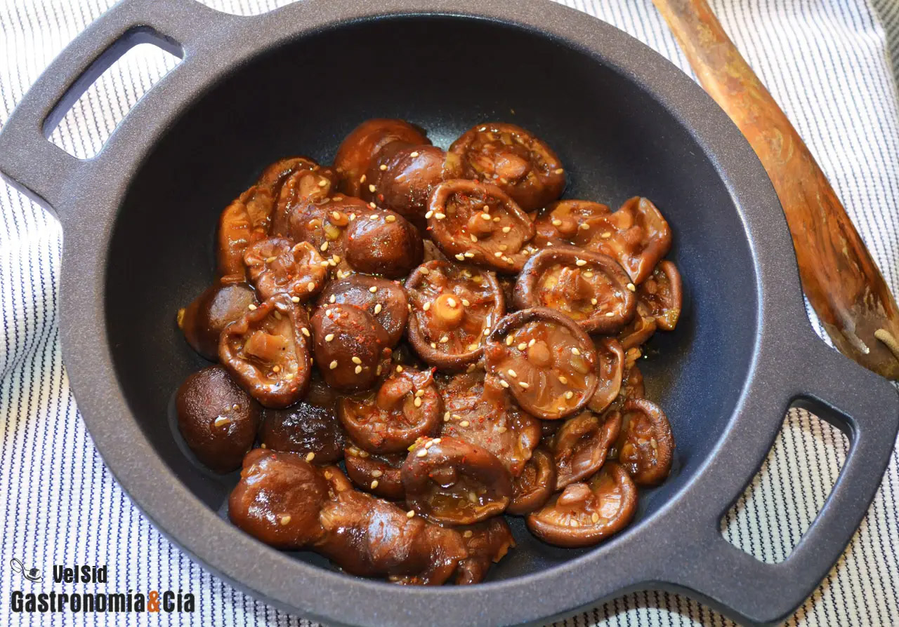 Recetas vegetarianas con shiitake