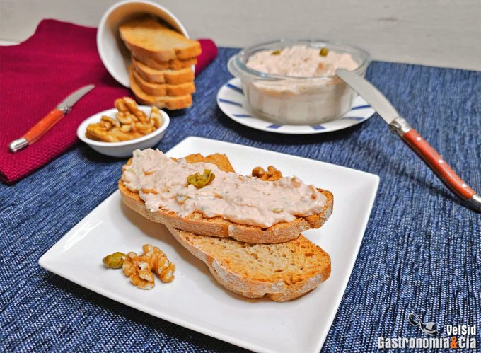 Paté de salmón casero