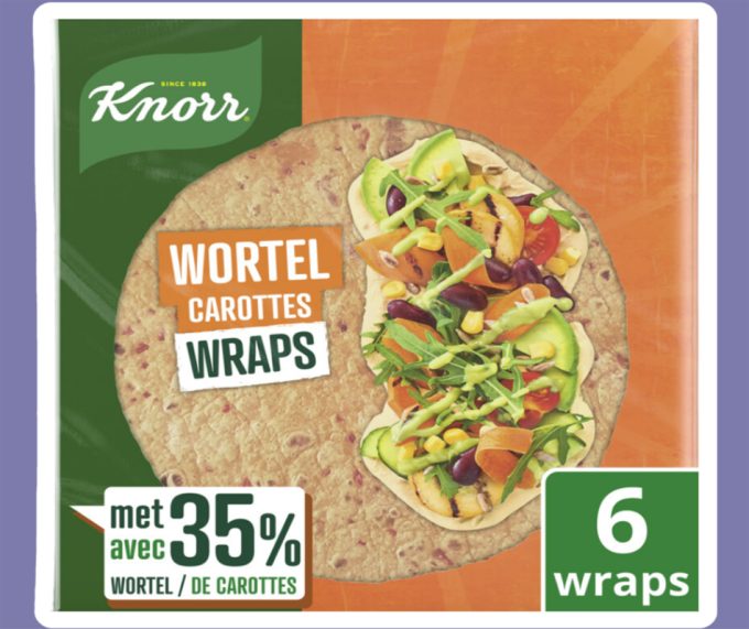 Wraps vegetarianos de Knorr