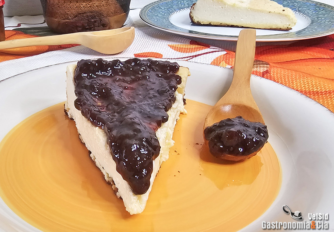 Tarta de queso freidora de aire